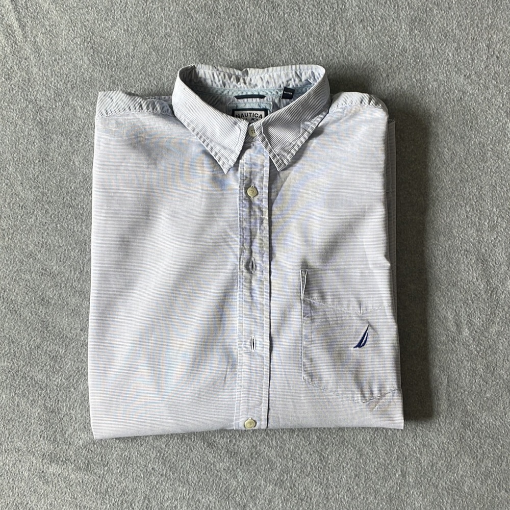 Mens long sleeve striped shirt